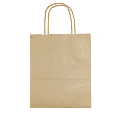 Kraft Paper Gift Loot Bags With Handle Luxury Birthday Party Bags Colored Small - Image 1 of 4