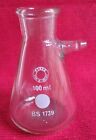 RARE CHEMISTRY LABORATORY CONICAL GLASS FLASK BOTTLE 100ml