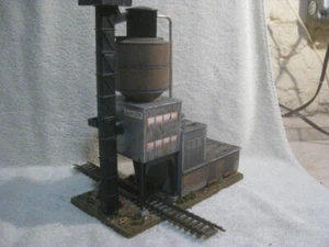 Vintage Built HO Scale Chemical Processing Plant Weathered-landscaped-detailed - Picture 1 of 14