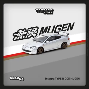 Tarmac Works 1:64 Integra TYPE R DC5 MUGEN Silver Model Car - Picture 1 of 1