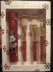 Disney Minnie Mouse Cosmetic Brush Ladies Girls Gift Set BRAND NEW CHRISTMAS - Picture 1 of 1