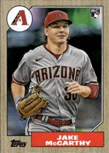 2022 Topps Archives #203 Jake McCarthy RC Arizona Diamondbacks Baseball - Picture 1 of 2