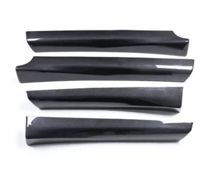Cubierta de panel de puerta interior de fibra de carbono seca para Tesla Model 3 2017-2020 - Imagen 1 de 7