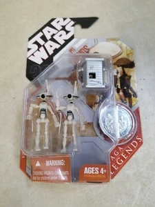 2007 Star Wars 30th Anniversary Saga Legends PIT DROIDS TAN Hasbro - Picture 1 of 2