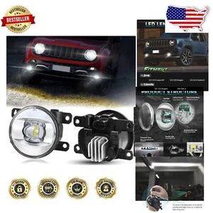 Durable 3.5-Inch LED Fog Lights - Waterproof & Easy Install for Jeep & Lincoln - Bild 1 von 10