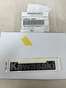 NEW GENUINE KAWASAKI Z800 FRONT SHROUD COVER PANEL STICKER EMBLEM 56054-1922 - Picture 1 of 1
