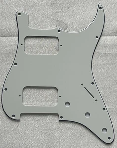 Custom For Deluxe Series Stratocaster HH Guitar Pickguard 3-Ply Parchment - Picture 1 of 4