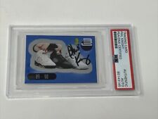1998 UD Michael Jordan Shoes Phil Knight Nike Signed Auto Sticker #8 PSA/DNA