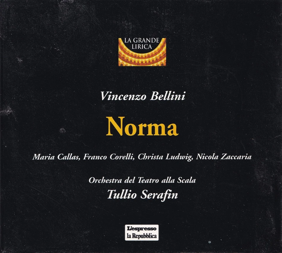 NORMA Vincenzo Bellini 3 x CD Digipack :: COME NUOVO :: Decca La Grande Lirica 5 - Immagine 1 di 3