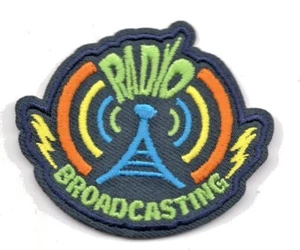RADIO BROADCASTING Iron On Patch Broadcast News - Picture 1 of 1