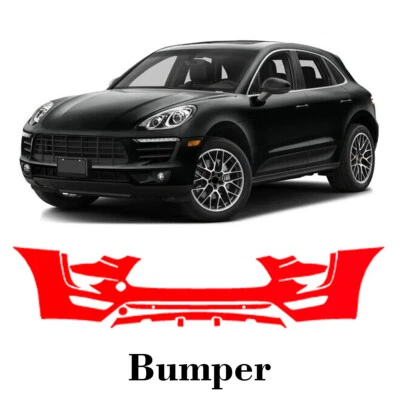 Película de protección de pintura PPF precortada para parachoques delantero para Porsche Macan GTS 2017-2018 Foto 1 de 4