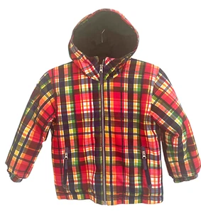 Obermeyer Unisex Jacket Size 5 Livy Ski Snowboard Critter Plaid I Grow - Picture 1 of 12