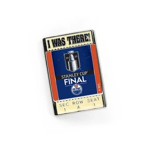 Edmonton Oilers 2025 Stanley Cup Banner Pin Western Conference Champions - Picture 1 of 1