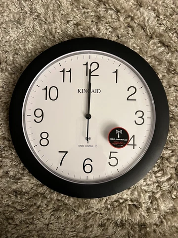 KINCAID Radio Controlled Clock model HD-1688 /NO REMOTE Cover