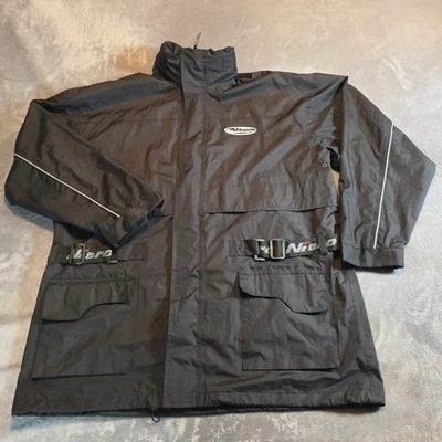 Nitro Motorcycle Jacket Men's 2XL Black Waterproof Adjustable Straps Vented... - Image 1 of 4