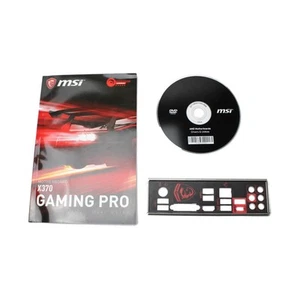 MSI X370 Gaming Pro Ver.2.1 - Handbuch - Blende - Treiber CD #320931 - Afbeelding 1 van 1