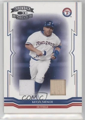 2005 Donruss Throwback Threads Combo Materials /100 Kevin Mench #83 - Image 1 of 2