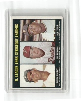 1967 Topps #238 Liga Nacional 1966 Ponches Líderes Casi Como Nuevo o Mejor Foto 1 de 2