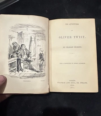 The Adventures Of Oliver Twist First Edition 1850 Aka “the Cheap Edition” - Image 1 of 4