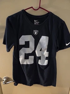 Mens Small Nike Raiders Marshawn Lynch Jersey T Shirt - Picture 1 of 7