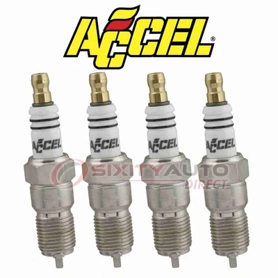 4 pc ACCEL Spark Plug for 1994-2001 Chevrolet Cavalier 2.2L L4 - Ignition sa - Image 1 of 4