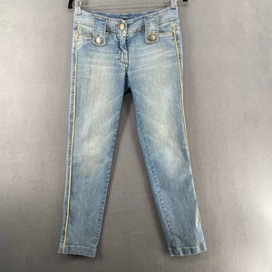 Jeans de tiro bajo Dolce Gabbana vintage años 00 hechos en Italia para mujer 40 (28?) Azul - Imagen 1 de 18