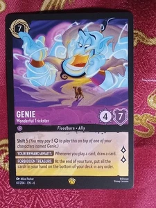 Genie Wonderful Trickster 61/204 Azurite Sea Disney's Lorcana TCg game card - Picture 1 of 1