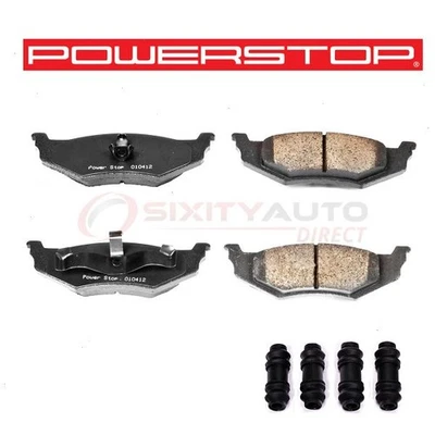 PowerStop Rear Disc Brake Pad & Hardware Kit for 1995-2004 Dodge Intrepid - gi - Imagem 1 de 4