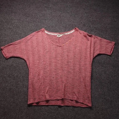 Top tejido ligero rojo con detalle de botones talla XL Roxy para mujer Foto 1 de 4