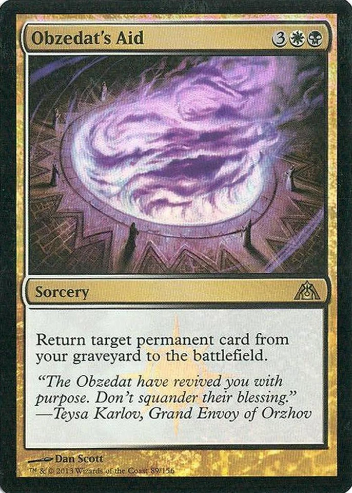 MTG - Dragon's Maze - Obzedat's Aid - Foil - NM - Image 1 of 1