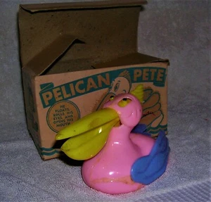 Vintage Pelican Pete Toy 1950's era. With Original Box - Picture 1 of 6