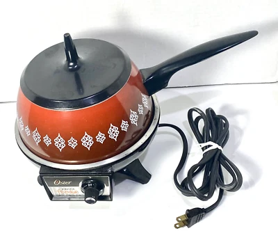 VTG MCM Danish Design Oster Electric Fondue Pot COMPLETE TESTED & WORKING CLEAN - Image 1 of 4