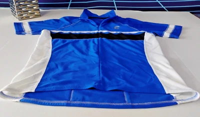 NUEVO MAILLOT CICLISMO HOMBRE CANNONDALE MEDIANO 1/4 CREMALLERA MANGA CORTA AZUL Foto 1 de 4