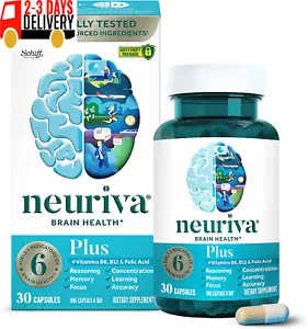 plus Brain Supplement for Memory and Focus Clinically Tested Nootropics for Conc - Picture 1 of 13