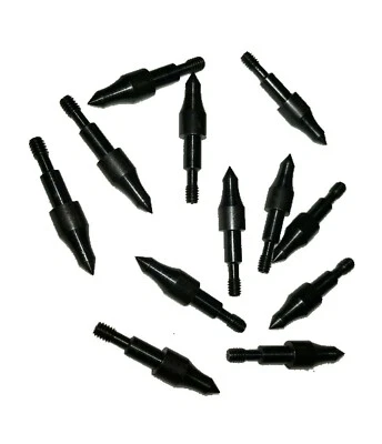 1 DOZ 75 Grain Saunders FIELD Points Arrow Tips Screw On Archery Choose Diameter - Image 1 of 2