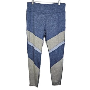 Serene Tangerine Women XXL Heather Blue Gray Athletic Leggings - Picture 1 of 9