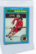 1979/80 Topps #128 Ted Bulley Blackhawks NM *DA-B5022