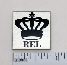 REL Acoustics Custom Badge Aluminum Free Shipping