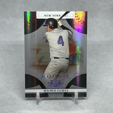 2008  Donruss Threads Wilmer Flores #145 Century Proof Gold /50 New York Mets