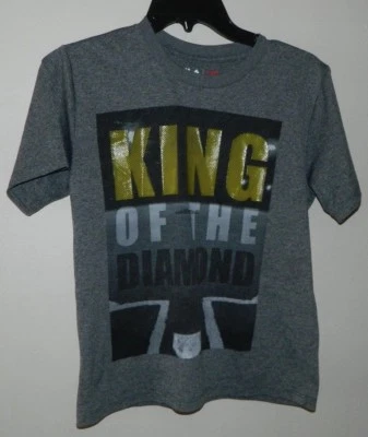 Camiseta de manga corta gris liso Fila Sport TruDry para niños jóvenes talla M Foto 1 de 3