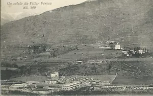 Villar Perosa - Torino - Cartolina viaggiata 1928 - Imagen 1 de 1