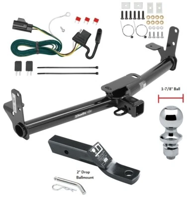 Enganche de remolque para 07-09 Chevy Equinox Pontiac Torrent + cableado y bola de 1-7/8" Foto 1 de 4