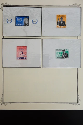 Liberia All Mint 1918 to 1990's Stamp Collection Cover