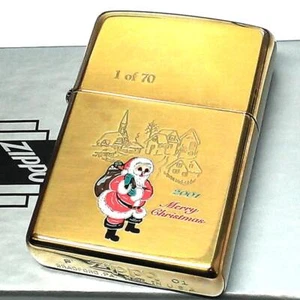 Zippo Oil Lighter Limited edition of 70 pieces Christmas 2001 Santa Claus - Picture 1 of 6