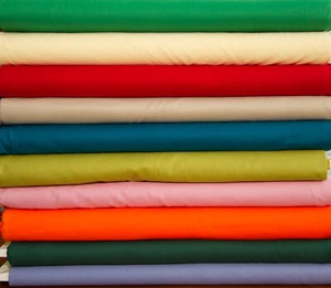 BROADCLOTH 100% Cotton Harvest - WHOLESALE FABRIC - 20 Yard Bolt - 25+ Colors - Picture 1 of 27