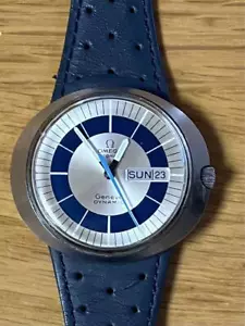 Omega Geneve Dynamic Tag Datum Vintage Automatisch Herren Armbanduhr Authentisch - Bild 1 von 3
