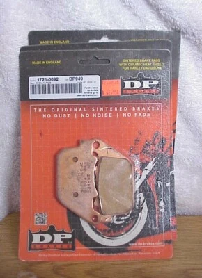PASTILLAS DE FRENO SINTERIZADAS ORIGINALES DP949 PARA HARLEY DAVIDSONS Foto 1 de 3