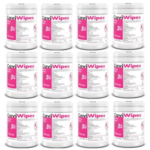 New All Purpose  Disinfectant CaviWipes #13-1100- 160 Count - 12 Canisters - Picture 1 of 2