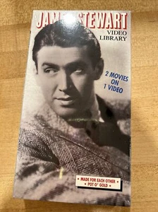 James Stewart Video Library: Made for Each Other - Pot O' Gold (VHS,NEW) - Picture 1 of 3