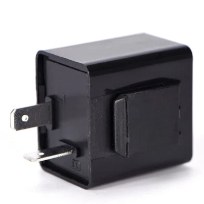 LED Blinkrelais 12V Motorrad Roller 2 Polig Pin Blinker Relais Blinkgeber Relay - Bild 1 von 4